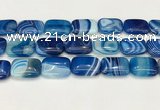 CAA4826 15.5 inches 18*25mm rectangle banded agate beads wholesale