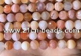 CAA4858 15.5 inches 12mm faceted round botswana agate beads