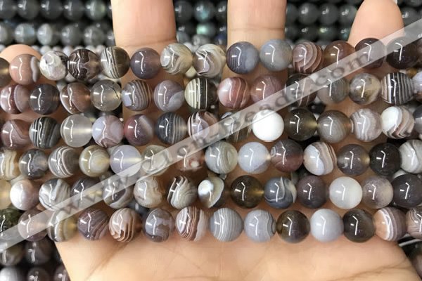 CAA4916 15.5 inches 6mm round Botswana agate beads wholesale