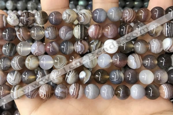 CAA4917 15.5 inches 8mm round Botswana agate beads wholesale