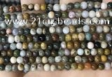 CAA4920 15.5 inches 4mm round ocean agate beads wholesale