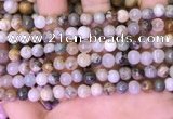 CAA4940 15.5 inches 6mm round bamboo leaf agate beads wholesale