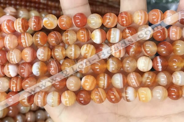 CAA4951 15.5 inches 8mm round Madagascar agate beads wholesale