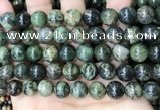 CAA4968 15.5 inches 12mm round green dendritic agate beads