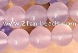 CAA5082 15.5 inches 8mm round purple agate beads wholesale