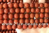 CAA5101 15.5 inches 10mm round red agate gemstone beads