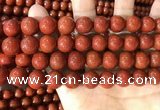 CAA5102 15.5 inches 12mm round red agate gemstone beads