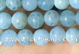 CAA5140 15.5 inches 4mm round dragon veins agate beads wholesale