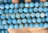 CAA5144 15.5 inches 10mm round dragon veins agate beads wholesale