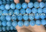 CAA5147 15.5 inches 16mm round dragon veins agate beads wholesale