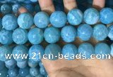 CAA5148 15.5 inches 18mm round dragon veins agate beads wholesale