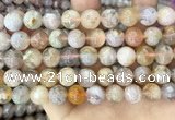 CAA5251 15.5 inches 10mm round sakura agate beads wholesale