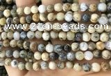 CAA5256 15.5 inches 6mm round dendrite agate beads wholesale