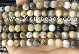 CAA5257 15.5 inches 8mm round dendrite agate beads wholesale