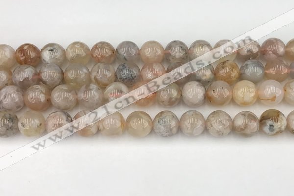 CAA5283 15.5 inches 12mm round sakura agate gemstone beads