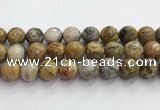 CAA5294 15.5 inches 12mm faceted round crazy lace agate beads wholesale