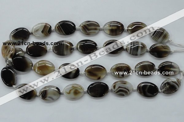 CAA530 15.5 inches 18*25mm oval madagascar agate gemstone beads