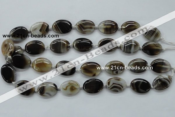 CAA531 15.5 inches 22*30mm oval madagascar agate gemstone beads