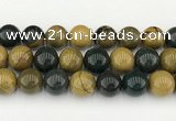 CAA5335 15.5 inches 14mm round ocean agate beads wholesale