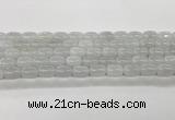 CAA5354 15.5 inches 10*14mm drum agate gemstone beads