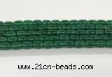 CAA5355 15.5 inches 10*14mm drum agate gemstone beads