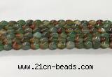 CAA5361 15.5 inches 8*12mm twisted rice agate gemstone beads