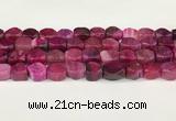 CAA5375 15.5 inches 10*12mm - 11*16mm faceted nuggets agate beads