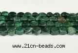 CAA5378 15.5 inches 10*12mm - 11*16mm faceted nuggets agate beads