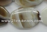 CAA538 15.5 inches 25*35mm octagonal madagascar agate beads