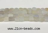 CAA5380 15.5 inches 10*12mm - 11*16mm faceted nuggets agate beads