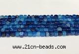 CAA5382 15.5 inches 6*7mm - 8*8mm nuggets agate gemstone beads