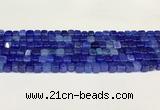 CAA5384 15.5 inches 6*7mm - 8*8mm nuggets agate gemstone beads