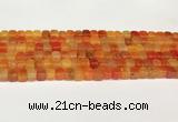 CAA5388 15.5 inches 6*7mm - 8*8mm nuggets agate gemstone beads