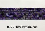 CAA5391 15.5 inches 6*7mm - 8*8mm nuggets agate gemstone beads