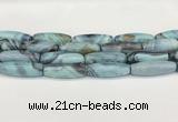 CAA5397 15.5 inches 13*40mm rice agate gemstone beads