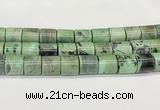CAA5410 15.5 inches 15*15mm tube agate gemstone beads