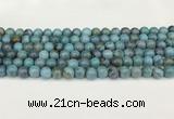 CAA5413 15.5 inches 8mm round agate gemstone beads