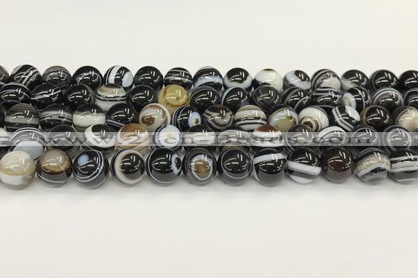 CAA5425 15.5 inches 10mm round agate gemstone beads