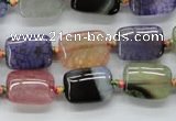 CAA544 15.5 inches 12*16mm rectangle dyed madagascar agate beads