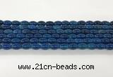 CAA5447 15.5 inches 8*12mm rice agate gemstone beads