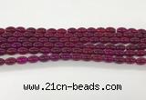 CAA5453 15.5 inches 8*12mm rice agate gemstone beads