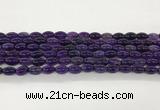 CAA5455 15.5 inches 8*12mm rice agate gemstone beads