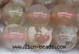 CAA5817 15 inches 10mm round sakura agate beads