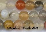 CAA5906 15 inches 6mm round colorful agate gemstone beads