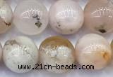 CAA5911 15 inches 8mm round sakura agate gemstone beads