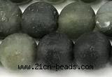 CAA6072 15 inches 8mm round matte moss agate beads