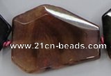 CAA623 15.5 inches 38*48mm freeform dragon veins agate beads