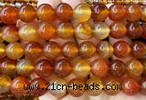 CAA6434 15 inches 12mm round red agate beads wholesale