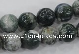 CAA703 15.5 inches 12mm round tree agate gemstone beads wholesale