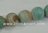 CAA725 15.5 inches 14mm faceted round fire crackle agate beads